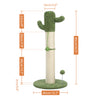 Large Cactus Cat Scratching Post with Natural Sisal Ropes