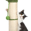 Large Cactus Cat Scratching Post with Natural Sisal Ropes